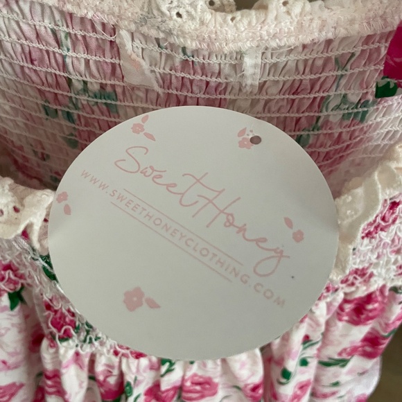 5/6 Sweethoney Dress Floral Rose - Picture 2 of 7